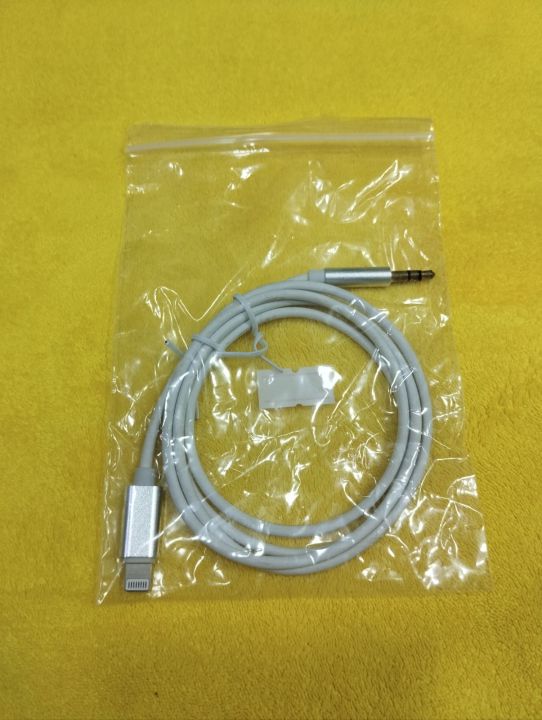 Apple Lightning Aux Cable.