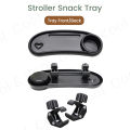 Adjustable 3-in-1 Stroller Snack Tray, Multifunctional with Cup Holder & Phone Slot. 