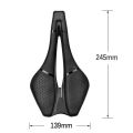 Bicycle Saddle Carbon Rail Ultralight Road/MTB Bike Saddles 245x139mm.