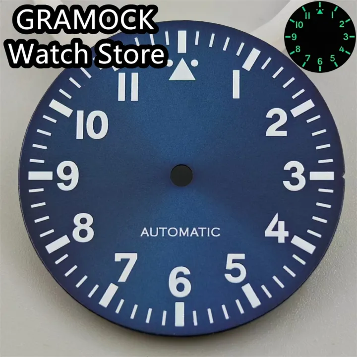 GRAMOCK%2029mm%20Watch%20Dial%20White%20Black%20Blue%20Green%20Dial%20Green%20Luminous%20Fit%20NH35%20NH36%20ETA2824%202836%20Mingzhu%20DG%20Miyota%20PT5000%20Movement%20-%20Image%205