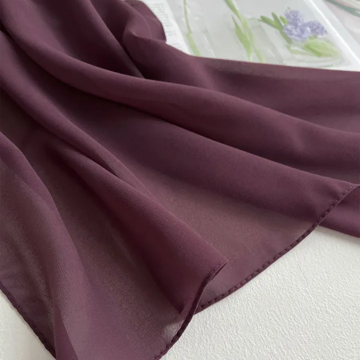 2025%20Women%20Chiffon%20Hijab%20Scarf%20Premium%20Chiffon%20Muslim%20Hijabs%20Plain%20Good%20Stitching%20Maxi%20Wrap%20Musulman%20Femme%20Solid%20Color%20Shawls%20-%20Image%202