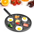 4/5/7-hole Frying Pot Breakfast Maker Cooking Egg Ham Pans Creative Thickened Omelet Pan Non-stick Egg Pancake Steak Pan. 