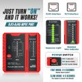 AMPCOM RJ45 Pass Through Crimping Network Tool Kit for Cat5e Cat6 Cat7 with Network Crimper/Punch Down Tool/TEL/LAN Cable Tester. 