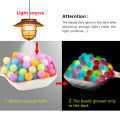 50Pcs Glow In The Dark Silicone Beads Round 12/15MM Luminous Silicone Lentil Bead For Jewelry Making DIY Bracelet Necklace. 