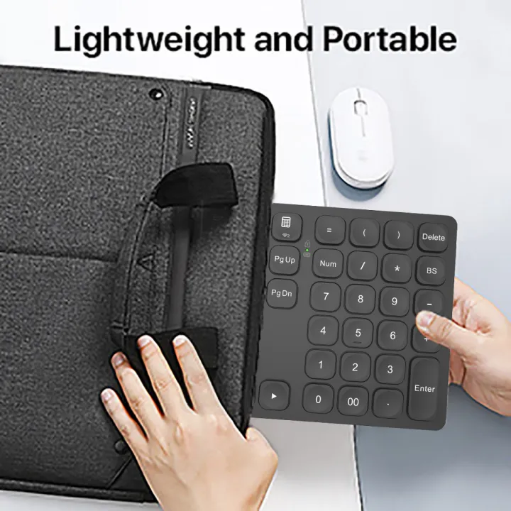 BOW%20Dual%20Bluetooth%20Numeric%20Keyboard%20Rechargeable%20Wireless%20Number%20Numpad%20for%20iPad%20Laptop%20Windows%20ios%20Slinet%20Digital%20Keyboard%20-%20Image%204