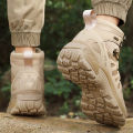 Fashion Men's Boots Combat Boots Outdoor Non-slip Hiking Boots Lightweight Men Desert Boots Motorcycle Boots.