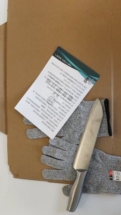 Level 5 Anti-Cut Gloves Safety Cut Proof Stab Resistant Stainless Steel Wire Metal Mesh Gardening Garden Labor Construction Protection Cut-Resistant Gloves