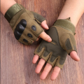 Tactical Hard Knuckle Half Finger Gloves Men   Combat Hunting Shooting Airsoft Paintball Police Duty Fingerless. 