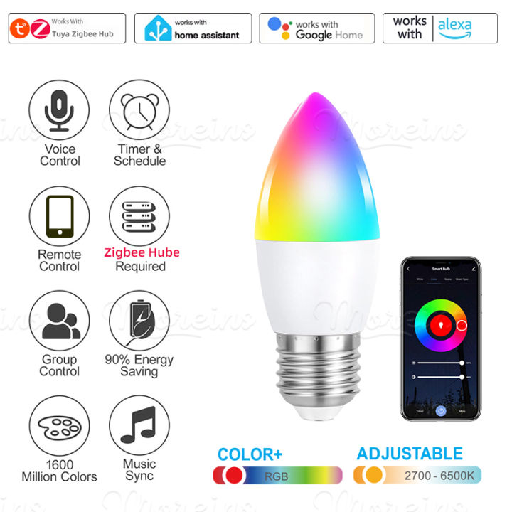 Tuya%20Zigbee%203.0%20Smart%20Candle%20Light%20E27%20B22%20Lamps%20RGBCW%20Works%20With%20Alexa%20Echo%20Plus%20%20Home%20Assistant%20APP%20Voice%20Control%202MQTT%20-%20Image%202