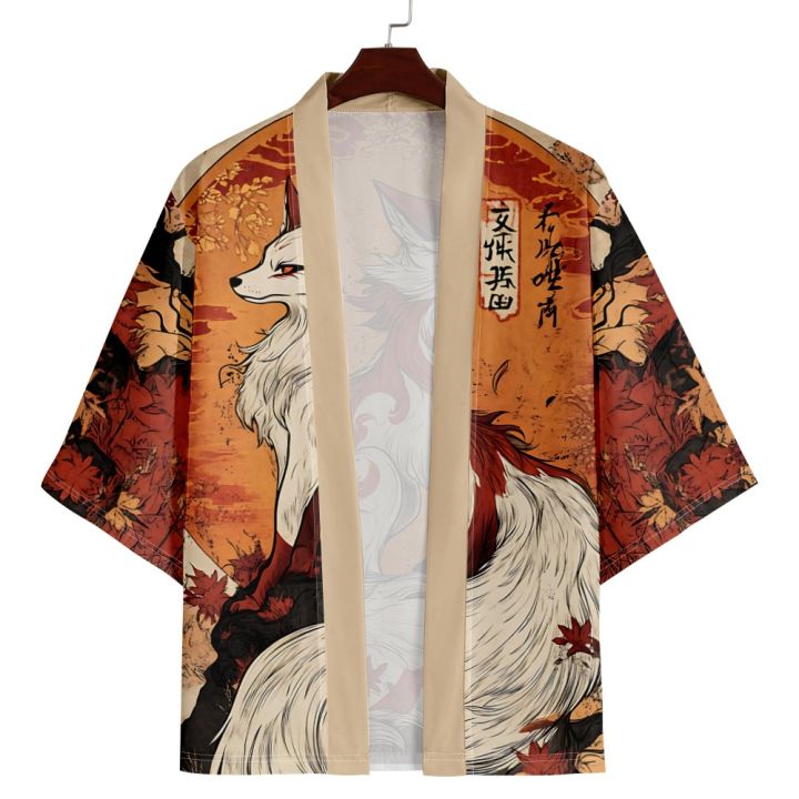 Anime%20FOX%20Print%20Kimono%20Loose%20Japanese%20Streetwear%20Cardigan%20Women%20Men%20Harajuku%20Haori%20Cosplay%20Top%20Shirts%20Yukata%20-%20Image%203