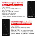 OEM For Samsung Galaxy A23 4G Display SM-A235F SM-A235F/DS Touch Screen Digitizer For Samsung A23 5G Display SM-A236U LCD.