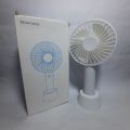 Portable fan emergency fan dc usb rechargeable with stand. 