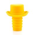 Silicone Bottle Stopper Bottle Cap Wine Cork Wine Pourer Stopper Silicone Bottle Cap Cute Top Hat Preservation Gel Cork Strip. 