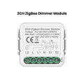 GIRIER Tuya Smart ZigBee 3.0 Dimmer Switch Module WiFi Breaker Relay for Dimmable Bulb Supports 2-way Control Works with Alexa. 