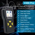Aermotor  V200 Pro Fault Code Clear Car OBD 2 Scanner Universal OBD2 Code Reader Engine Battery O2 Sensor EVAP Tester Diagnostic. 