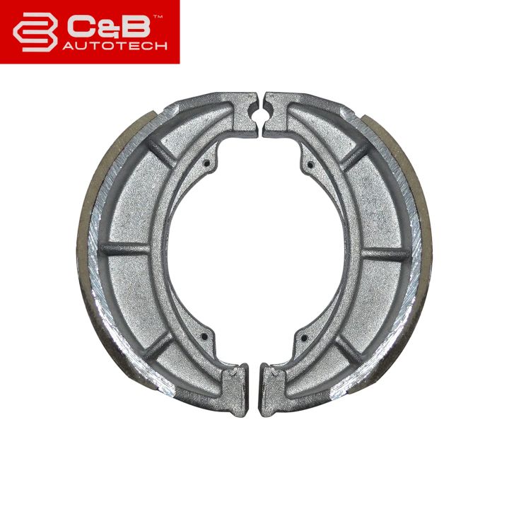 C&B Brake Shoe Set For Motorcycle Compatible With Bajaj Pulsar 150/180/200/135(Rear) / Bajaj Caliper ( F & R) / Bajaj Chroma / Bajaj Wind (F & R) / KB 100(Rear) / Discover 110/125/135 (Rear) / Avenger 180/150 (Rear) / KB 100/125 (Front)