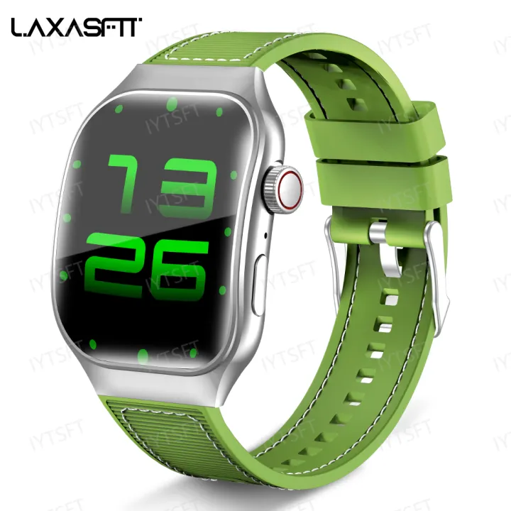LAXASFIT%20New%20Curved%20Screen%20Women's%20Smart%20Watch%202.01''%20AMOLED%20HD%20Touch%20Screen%20Bluetooth%205.3%20Voice%20Call%20Men's%20Fitness%20Smart%20Watch%20-%20Image%207