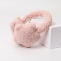 Fashion Autumn Winter Star Fluffy Earmuffs Cute Plush Solid Color Ear Muffs Cold Protection Women Ear Cover Keep Warm.