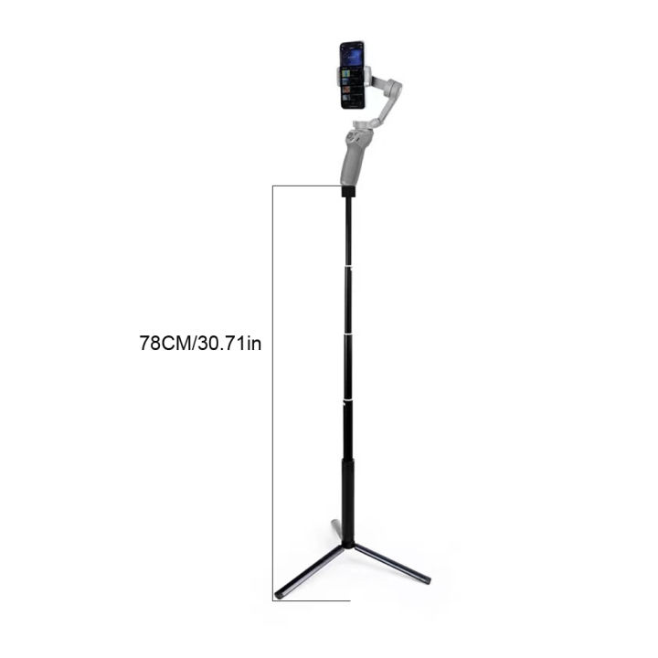 Telescopic%20Extension%20Rod%20for%20DJI%20OM%204%20Osmo%20Mobile%203%202/Insta360%20ONE%20X2/3%20Phone%20Tripod%20Stand%20Selfie%20Stick%20Stabilizer%20Accessories%20-%20Image%203