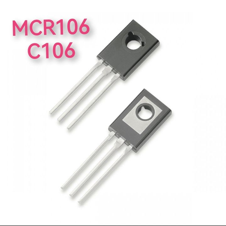 5%20PCS%20OF%20MCR106%20C106D1%20C106MG%20C106DG%204A%20400V%200.5W%20TO-225AA%20Thyristor%20SCR%20Silicon%20Control%20Rectifier%203%20Pin%20Leads%20Transistor%C2%A0%20-%20Image%207
