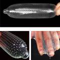 10Pcs Particles Dotted Condoms - Long last Lube Condoms. 
