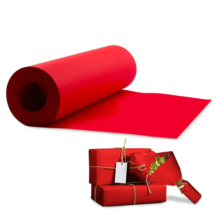 11.8inch%20x%2016.4ft%20Kraft%20Paper,%20Handicrafts%20Wrapping%20Paper,%20DIY%20Flowers%20And%20s,%20Degradable%20Buffer%20Environmental%20Paper%20-%20Image%204