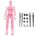 Multi-jointed Movable Robot 2.0 3d Printed Mannequin Toy Lucky 13 Dummy Action Figures Game Birthday Gifts for Toys Gifts. 