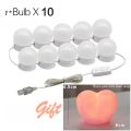 Mirror Light Bulbs Vanity Light USB Power Bathroom Dressing Table Lighting Dimmable LED Vanity Light For Makeup Mirror LED Light home decoration item.