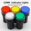 1pcs AD16-22 12V 24V 110V 220V 380V 22mm Panel Mount LED Power Indicator Pilot Signal Light Lamp. 