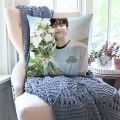 1pc Korean Celebrity Byeon Wooseok Pillow Case Square Pillow Bedroom Sofa Leisure Comfort Car Living Room Home Decoration 40X40. 