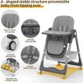 KidsSansar - Foldable Baby Dining Chair with Adjustable Height. 