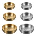 Heat Insulated Stainless Steel Bowl Mixing Bowl Double Layer Rice Bowls Metal Ice Cream Soup Bowls for Kitchen Flatware. 