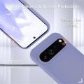 Official Liquid Silicone Phone Case for GOOGLE Pixel 10 Pro 9 A Pro XL Soft TPU Skin Touch Feeling Shockproof Protect Back Cover.