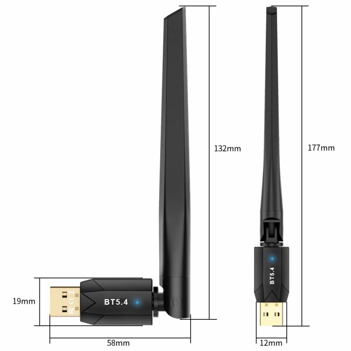 150M%20Bluetooth%205.4%20USB%20Dongle%20Driver%20Free%20for%20Win11/10/8.1%20Mouse%20Keyboard%20Audio%20Receiver%20Transmitter%20-%20Image%202