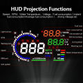 AD A8 OBD2 HUD Car Head Up Display Windshield Projector Speed Fuel Warning Voltage Alarm Speed Water Temp Data Diagnostic Tool. 