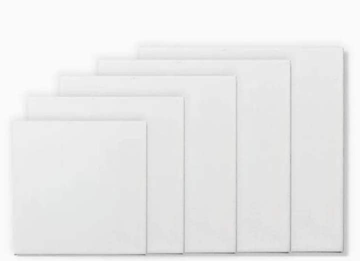 Artist Canvas Board – High Quality Painting Canvas for Acrylic & Oil Colors (All Sizes Available)