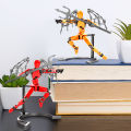 Multi-Jointed Movable Shapeshift Robot 2.0 3D Printed Mannequin Dummy 9 Action Figures Toys Kids Adults Parent-children Games. 