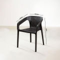 RFL Stylee Cafe Arm Chair Black 939913.