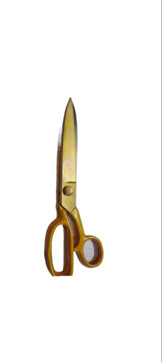 Heavy Duty Sewing Scissors 10 inch - Professional Stainless Steel Gold Tailor Scissor Shears for Fabric Leather Dressmaking Tailoring Artists Students Dressmakers