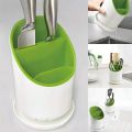 Expandable Plastic Multifunctional Multiple Compartment Spoon Cutlery Holder Kitchen Drain and Knife Organizer Shelf . 