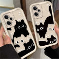 Cute Black Kitten Is Jumping Case for Xiaomi Redmi Note 14 14S 12 11 Pro Plus 5G 12S 11S 10S 10 9 Redmi 14C 13C 12C 12 4G A3 A3X. 
