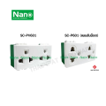 Nano double wall socket with nano 16A 250V.. 