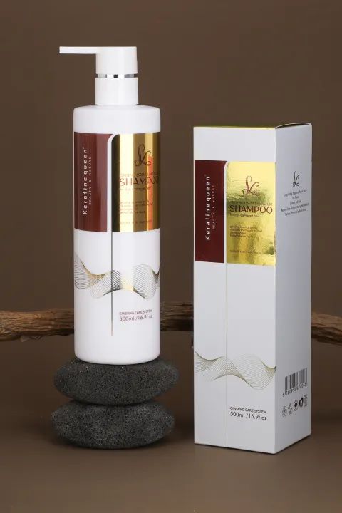 Keratine Queen Ginsieng Essence Sulfate-Free Straightening Shampoo 500ml