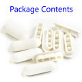 Buffers Toilet Seat Bumpers ABS+TPE Pack Pads Parts Replace Replacement Stop Sturdy 10Pcs Top Cover Accessories.