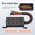 DaierTek 12V Relay Box 6 Way Relay Fuse Box 12 AWG Pre-wired Waterproof Relay Box 6 Slot ATC/ATO Fuse Relay Block for Car Marine. 