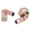 Gas Cooker Universal Joint Hose Connection Four-Part Internal Thread Intake Elbow Screw 4 points Universal Joint. 