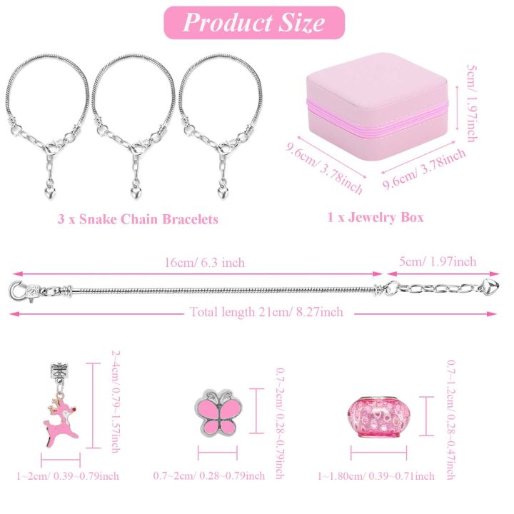 68pcs%20pink%20beaded%20jewelry%20set,%20charm%20bracelet%20making%20set%20with%20pink%20jewelry%20box,%20for%20birthday,%20Christmas,%20Chinese%20New%20Year%20jewelr%20-%20Image%203