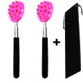 Extendable Cactus Back Scratcher with 1/4-inch & 1/2-inch Spikes, Retractable One-Hand Itch Stick for Men & Women, Durable PVC. 