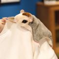 33*19CM Sugar Glider Plush Toy Soft Flying Squirrel Toys Stuffed Animals Toy Cute Hand Center Pets Funny .
