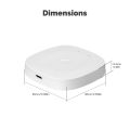 MOES New Multi-mode Smart Gateway ZigBee Bluetooth Mesh Hub Work with Tuya Smart App Voice Control via Alexa  Home. 